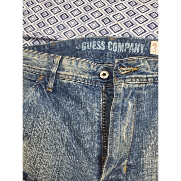 Guess Company Lot# 01 2101517 Denim Jeans 100% Cotton Men's Size 33 - Picture 8 of 16
